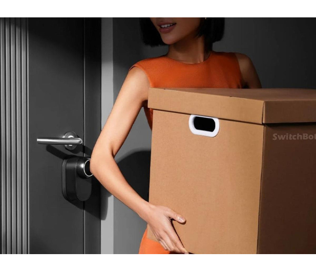 SwitchBot Inteligentny zamek do drzwi Lock Ultra (czarny) W5600000 - 1471639 - zdjęcie 4